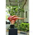 modern abstract resin sculpture